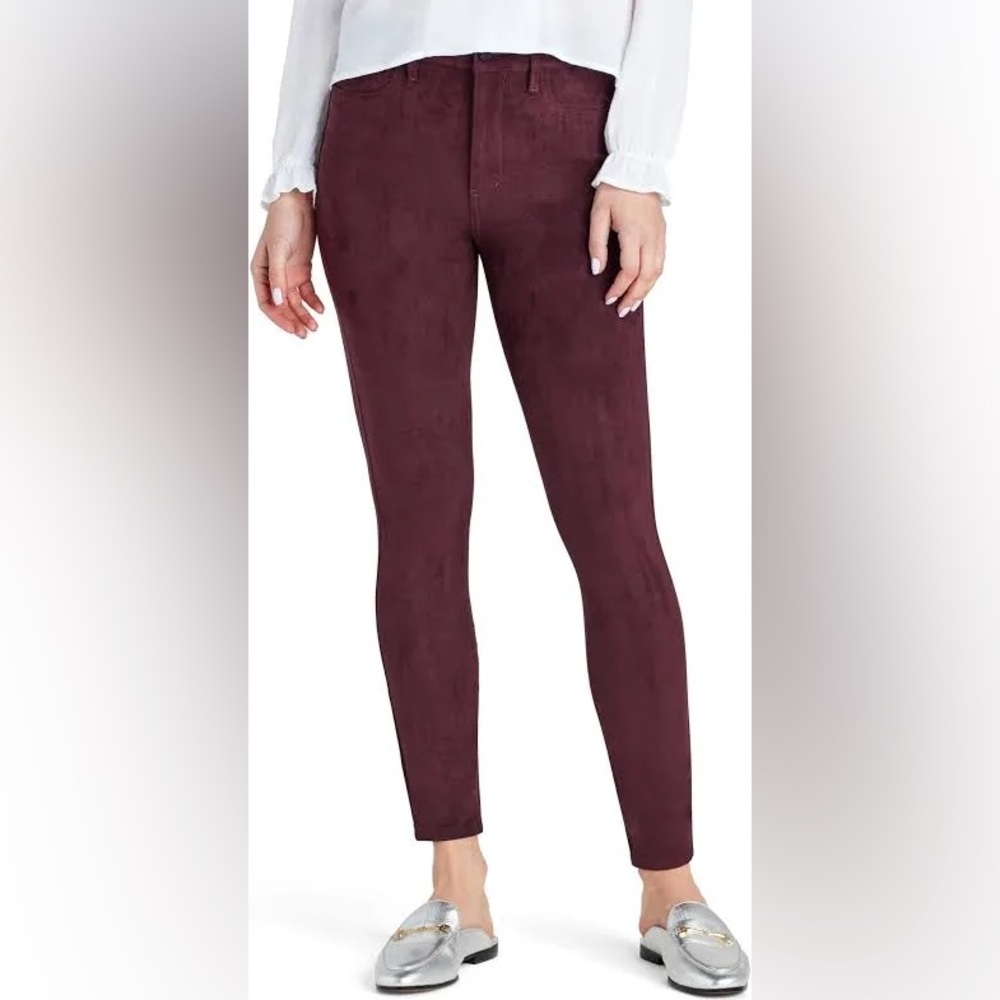 Sam Edelman Stiletto High Rise Burgundy Ankle Pants